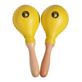 MARACAS PLASTICO PROFESIONAL AMARILLO  5D2   5D2-MRK-3YL - Hergui Musical