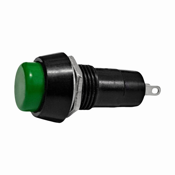 SWITCH DE BOTON 3A 250V COLOR VERDE   RADOX   835-138 - Hergui Musical