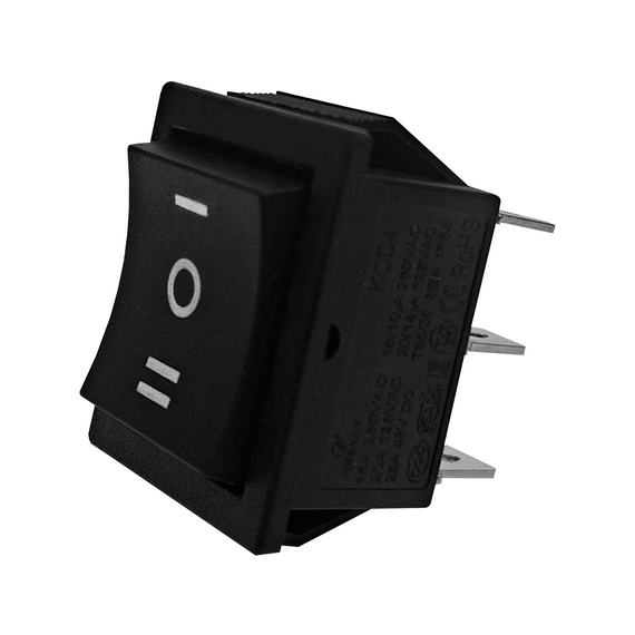 SWITCH DOBLE POSICIÓN 6 PATAS 16A 250v / 20A 125v  RADOX   835-165 - Hergui Musical