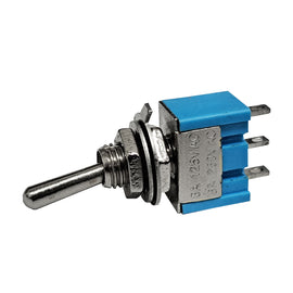 SWITCH DE PALANCA 3 PATAS 1 POLO 2 TIROS ON-ON 3A 250v, 6A 125V  RADOX   835-182 - Hergui Musical