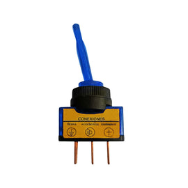 SWITCH (ON/OFF) CON PILOTO AZUL 20A 12V   RADOX   835-267 - Hergui Musical