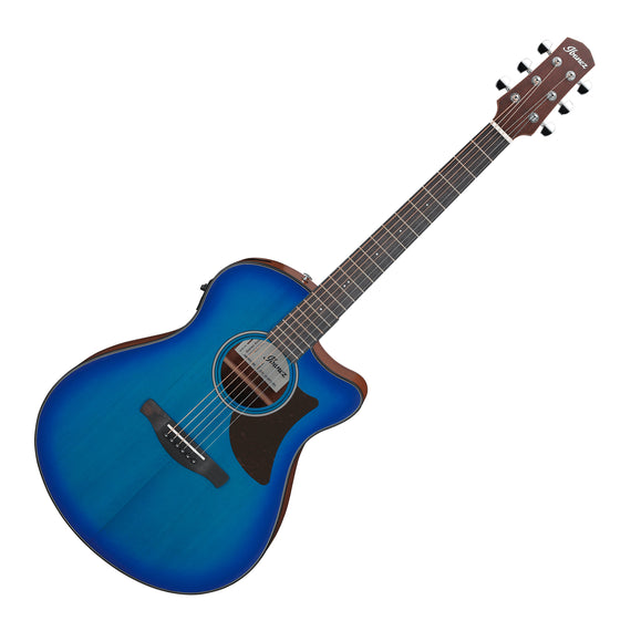 GUITARRA ELECTROACUSTICA IBANEZ AZUL ZAFIRO SOMBREADO  AAM50CE-SBO