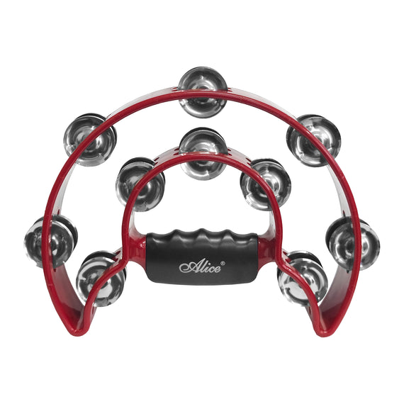 PANDERO DOBLE MEDIA LUNA ROJO   ATB002/RE     ALICE