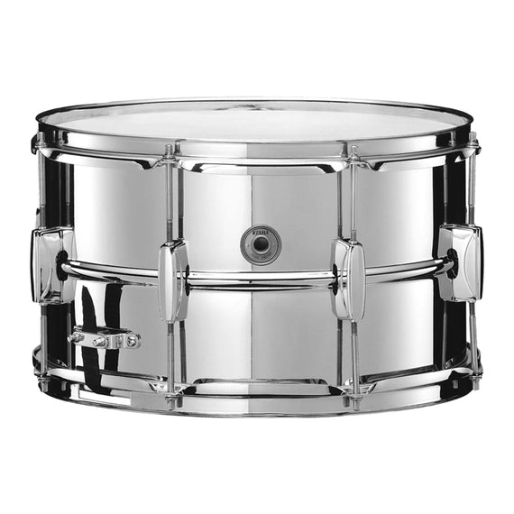 TAROLA TAMA ''METALWORKS'' 8'' X 14'' CROMADA, ACERO  BST148 - Hergui Musical