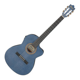 GUITARRA ELECTROACUSTICA IBANEZ ENTINTADO AZUL MATE  GA5FMTCE-OB