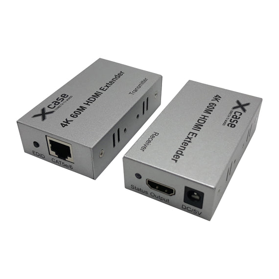 HDMI EXTENDER 60m SOBRE UTP, 4K  XCASE   HDMIEX604K - Hergui Musical