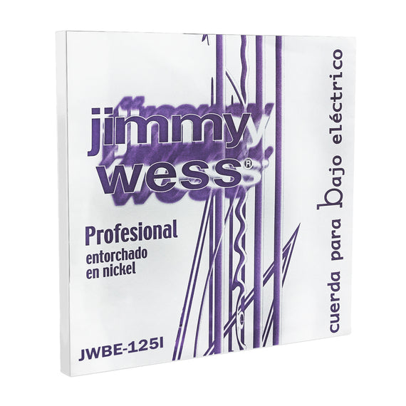 CUERDA 5ta. CAL .125 PARA BAJO ELÉCTRICO  JIMMY WESS  WNB125 - Hergui Musical