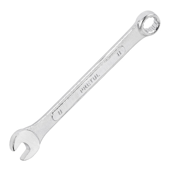 Llave combinada 8 mm x 120 mm de largo,  PRETUL   LL-2008MP - Hergui Musical
