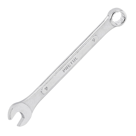 Llave combinada 9 mm x 130 mm de largo, PRETUL   LL-2009MP - Hergui Musical
