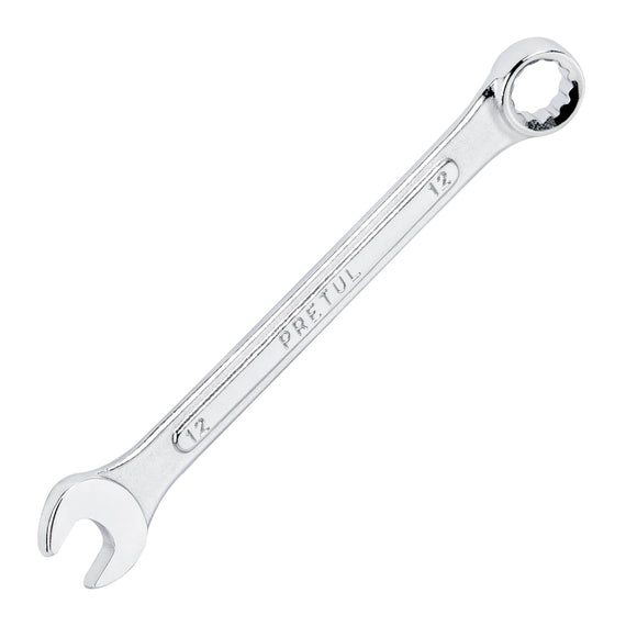 Llave combinada 12 mm x 160 mm de largo,  PRETUL   LL-2012MP - Hergui Musical