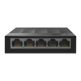SWITCH DE 5 PUERTOS GIGABIT PARA ESCRITORIO TP-LINK LS1005G PLUG AND PLAY Y GREEN ETHERNET  LS1005G - Hergui Musical