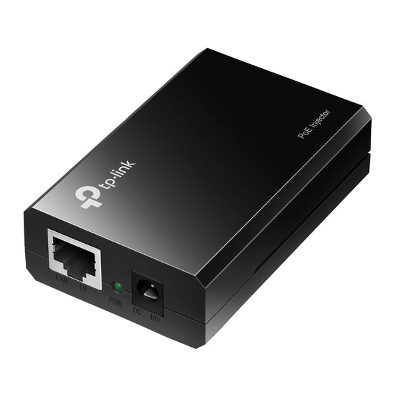 Inyector PoE (15W) / Gigabit 802.3 af / 2 puerto 10/100/1000 Mbps / Plug and Play  TP LINK  POE150S - Hergui Musical