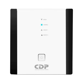 Regulador de Voltaje CDP R-AVR5008 5000VA/2500W AVR Linea Blanca, 8 Salidas, 525 julios, Sistema de retardo de encendido, Protección Coaxial, 120 Vac  R-AVR5008 - Hergui Musical