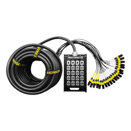 SNAKE 16 CANALES, 4 RETORNOS, 30m  SOLCOR   RS16C30 - Hergui Musical