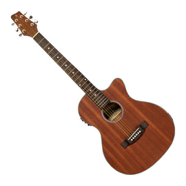 Guitarra electroacústica 4/4, cuerdas de acero, con corte  STAGG   SA25-ACE-MAHO