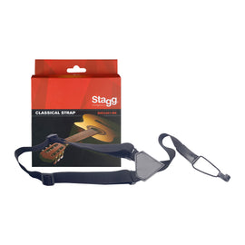 Tahali de nylon para guitarra y ukulele, color negro  STAGG   SNCL001-BK - Hergui Musical