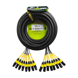 SUB SNAKE 8 CANALES, 15m  SOLCOR  E-SS8C15