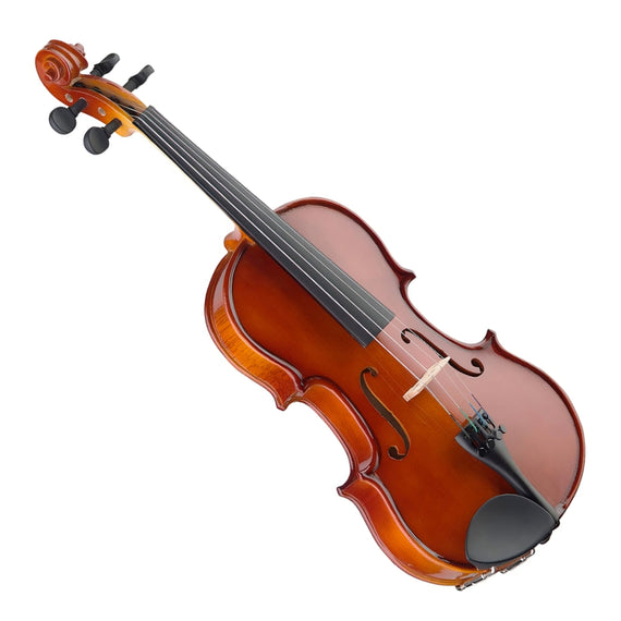 Violín 4/4 con cuerpo de arce macizo con diapasón de ébano, Incluye: Estuche, brea, arco y puente  STAGG   VN-4/4-EF - Hergui Musical