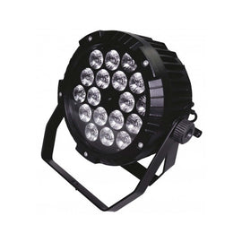 LUZ PAR MEGALUZ 18 LEDS 10w RGBWA IPS  MEGALUZ SHOW   PAR-18X10RGBWA-IP65 - Hergui Musical