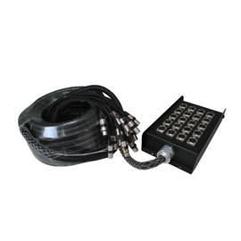 SNAKE DE 16 CANALES 16x4 XLR 23m METALICA   SOUNDTRACK   SNK-16-4 - Hergui Musical