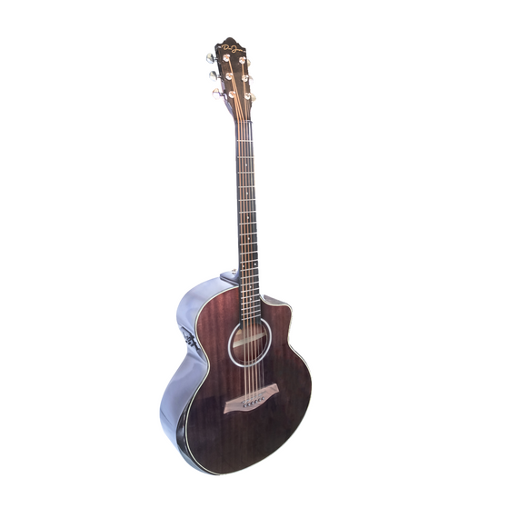 GUITARRA ACUSTICA SERIE ELITE CON ECUALIZADOR NEGRO TRANSPARENTE  DON JOSE   DJ-F32CEQ TBK