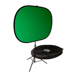 Kit de fondo verde con pedestal, bolsa de algodón ON-STAGE VSM3000 - Hergui Musical