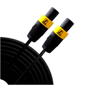 CABLE PARA BAFLE 2X18, 20m, CON 2 SPEAKON 2 VIAS  SOLCOR  07SPE20 - Hergui Musical