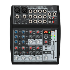 Mezcladora análoga 10 entradas (2 Directas, 8 Compartidas)  BEHRINGEER  1002SFX - Hergui Musical