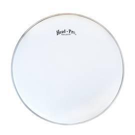 PARCHE 14" BLANCO LISO  HEAD PRO   HP-P-14B - Hergui Musical