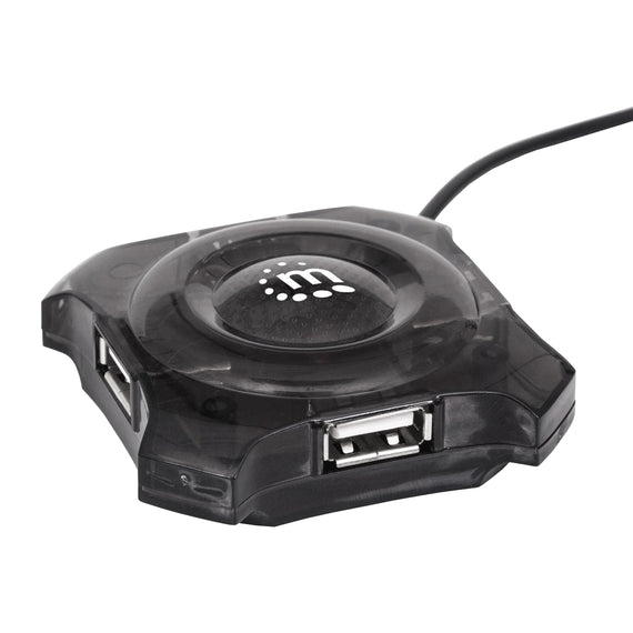 Hub USB MANHATTAN, Negro ACCITL2570 Modelo 162272 - Hergui Musical