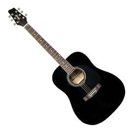 Guitarra acústica 4/4, Cuerpo en forma Dreadnought, Negra  STAGG   SA20D-BLK - Hergui Musical