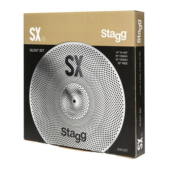Juego de platillos silenciosos para práctica  STAGG   SXM-SET