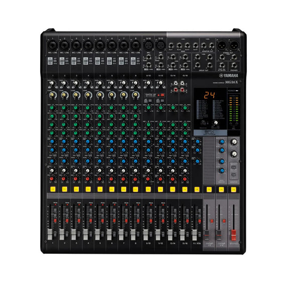 Mezcladora Análoga de  16 canales con Efectos  YAMAHA   MG-16XCV - Hergui Musical