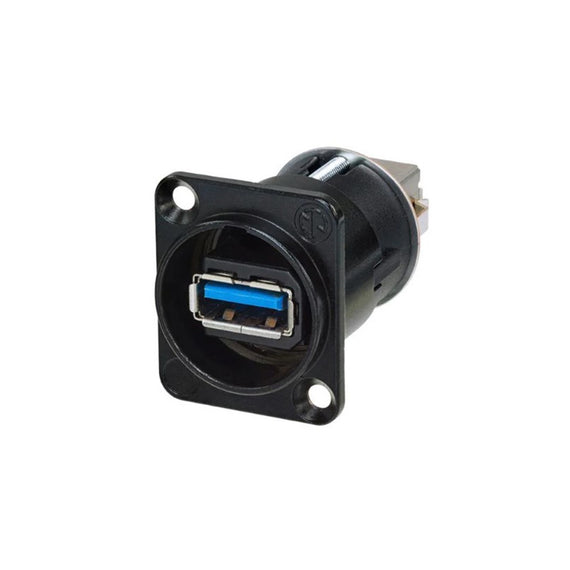 CONECTOR DE CHASIS PASA MUROS USB-3  NEUTRIK  NAUSB3-B