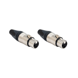 PAQ. 2 PZAS. DE CONECTOR XLR HEMBRA NEUTRIK    NC3FXX(2) - Hergui Musical