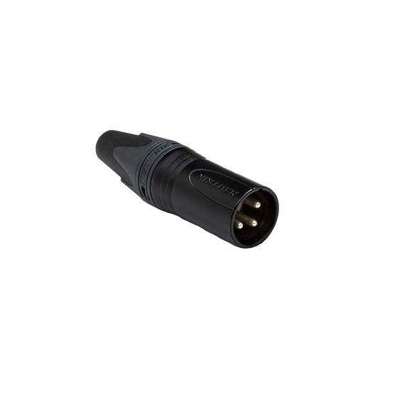 CONECTOR XLR MACHO P/PLATA NEUTRIK    NC3MXX-BAG - Hergui Musical