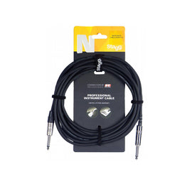 Cable para Instrumento 6.3mm / 6.3mm (Macho/Macho) 3m, Con Mute Switch  STAGG  NGC3SWR - Hergui Musical