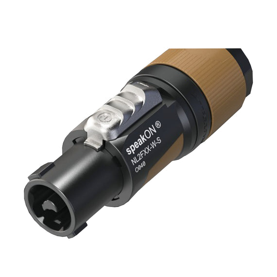 Conector SpeakON Macho 2 Polos  NEUTRIK   NL2FXX-W-S - Hergui Musical
