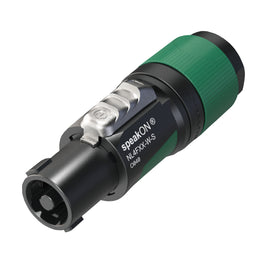 CONECTOR SPEAKON 4 POLOS, SERIE XX  NEUTRIK  NL4FXX-W-S - Hergui Musical