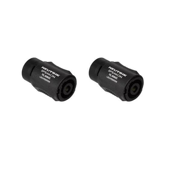 PAQ. 2 PZAS. DE UNION DE SPEAKON HEMBRA-HEMBRA    NEUTRIK    NL4MMX(2) - Hergui Musical