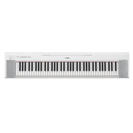 PIANO PORTATIL DE 76 TECLAS COLOR BLANCO (Adaptador incluido)  YAMAHA  NP35WHSET - Hergui Musical