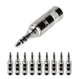 PAQ. 10 PZAS. DE PLUG 3.5mm MACHO STEREO REAN    NYS231(10) - Hergui Musical