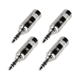 PAQ. DE 4 PZAS. DE PLUG 3.5mm MACHO STEREO REAN    NYS231(4) - Hergui Musical