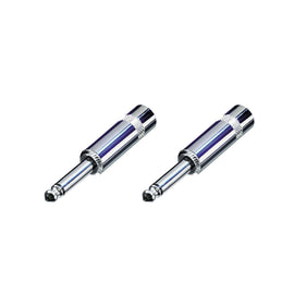 PAQ. 2 PZAS. DE PLUG 6.3mm MACHO PARA SOLDAR MONOURAL REAN  NYS201(2) - Hergui Musical