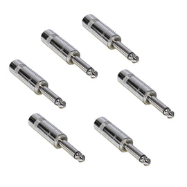 PAQ. 6 PZAS. DE PLUG 6.3mm MONOURAL REAN    NYS224(6) - Hergui Musical