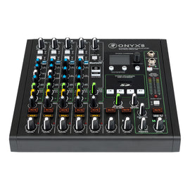 Mezcladora 8 canales (4 Directos, 4 Compartidos)  MACKIE  ONYX8 - Hergui Musical