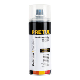 PINTURA EN AEROSOL, TRANSPARENTE 400ML   PRETUL   PA-TR-P - Hergui Musical