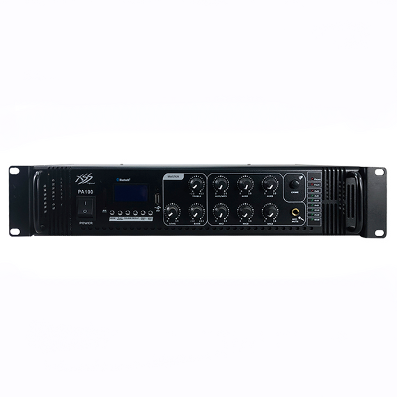 AMPLIFICADOR DE PERIFONEO 60w BLUETOOHT/USB/SD  XSS   PA100 - Hergui Musical