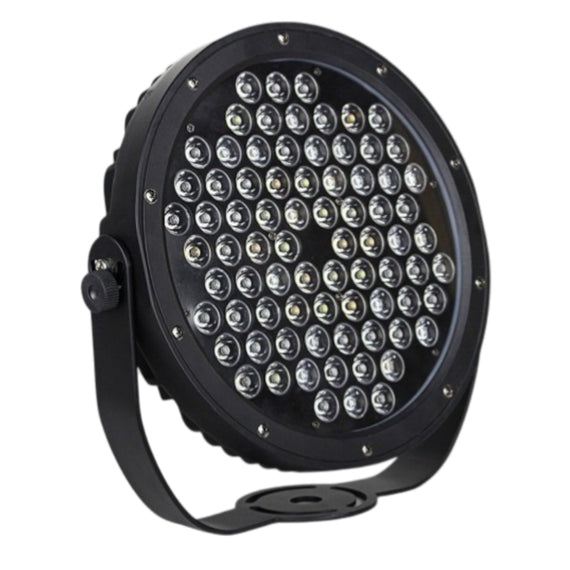 Luz par 78 led RGBWA x 3w, protección IP65, frecuencia de estrobo 20 FPS  MEGALUZ SHOW  PAR-78X3 - Hergui Musical