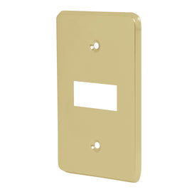 PLACA 1 MODULO,DE ALUMINIO,LINEA ECONOMICA  VOLTECK   PASE-E - Hergui Musical